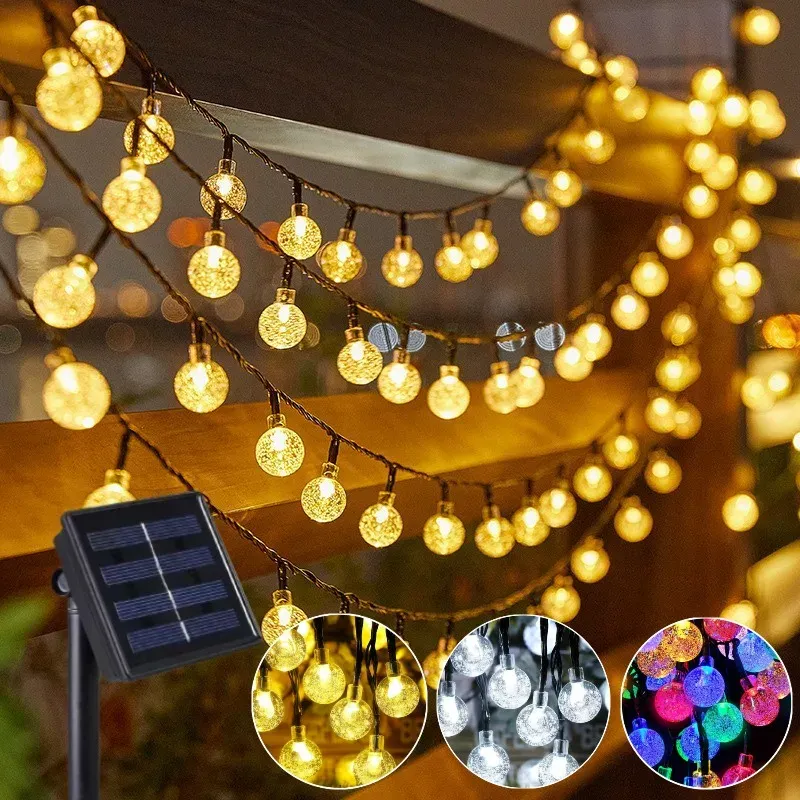 Solar Crystal Globe Fairy Lights 1