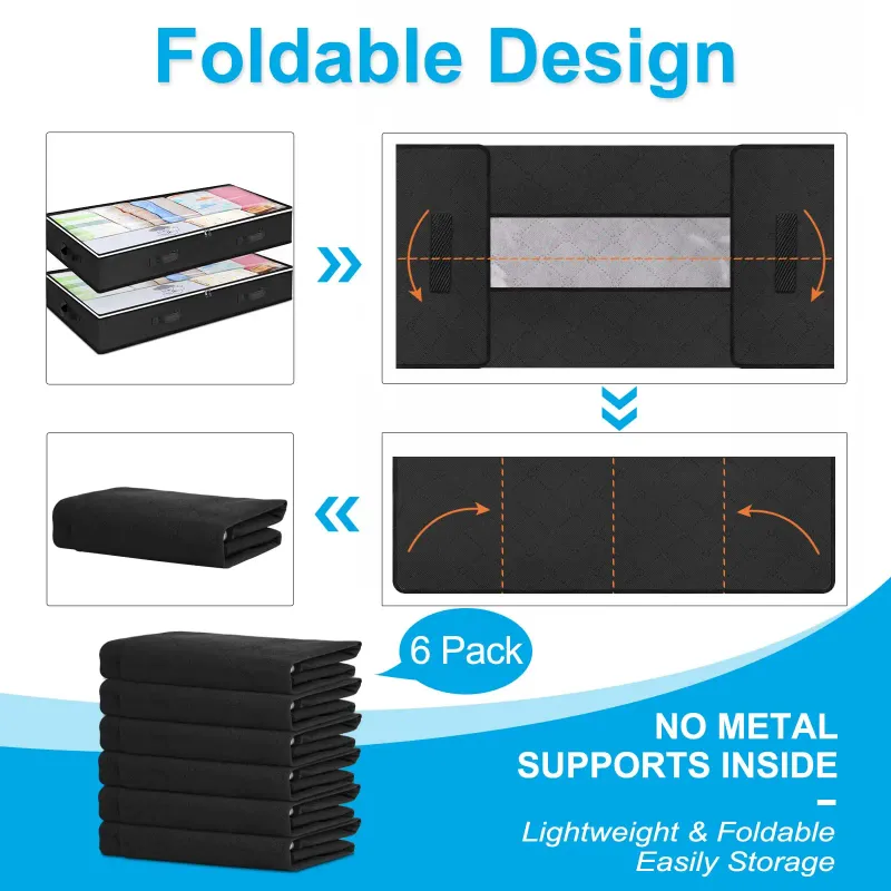 3-Pack Under Bed Storage Organizers 2