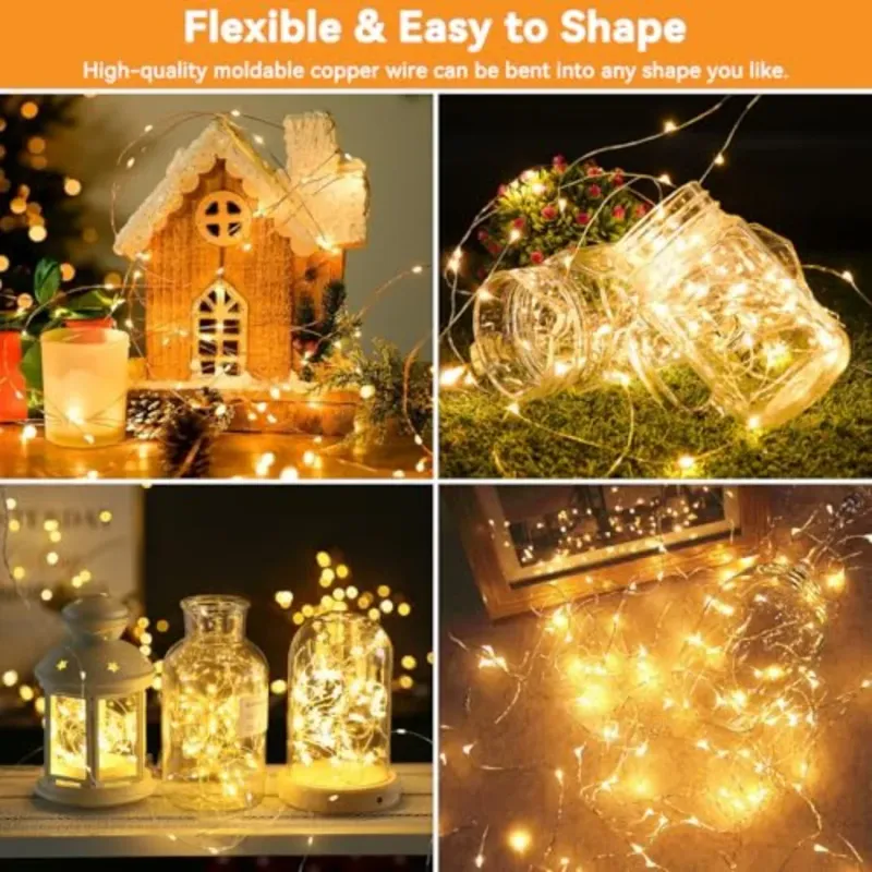 Solar Fairy String Lights - 33ft 100LED 2