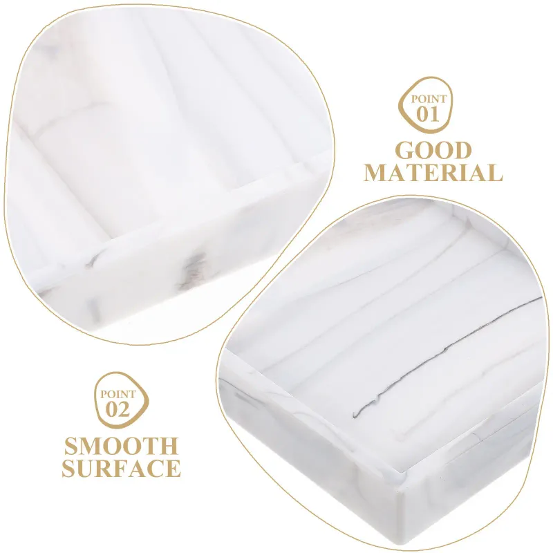 Silicone Bathroom Vanity Tray Organizer 4