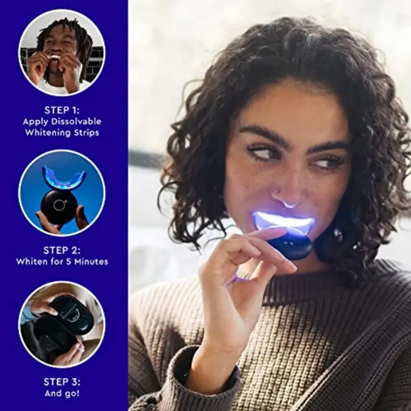LED Teeth Whitening Kit with 56 Strips 5