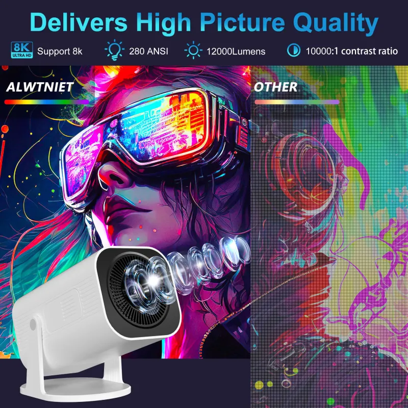 Salange P330W Mini Android Projector 2