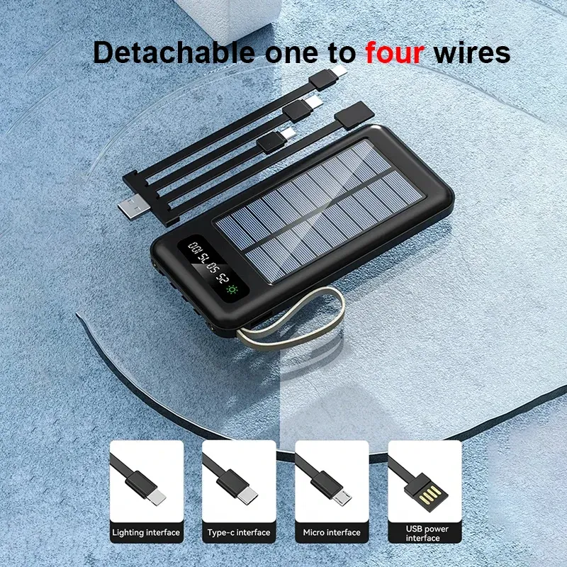 ROMOSS 200000mAh Solar Wireless Power Bank 3
