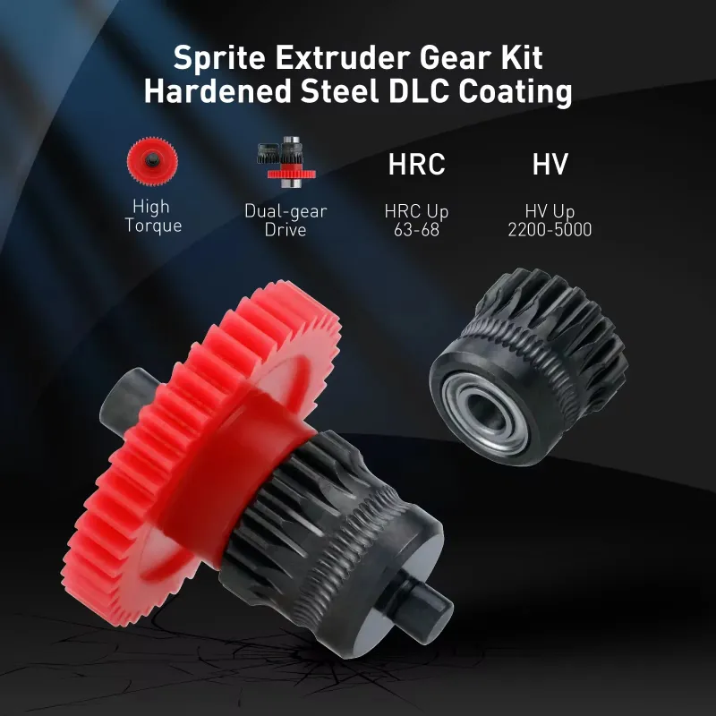 Sprite Extruder Gear Upgrade Kit 4