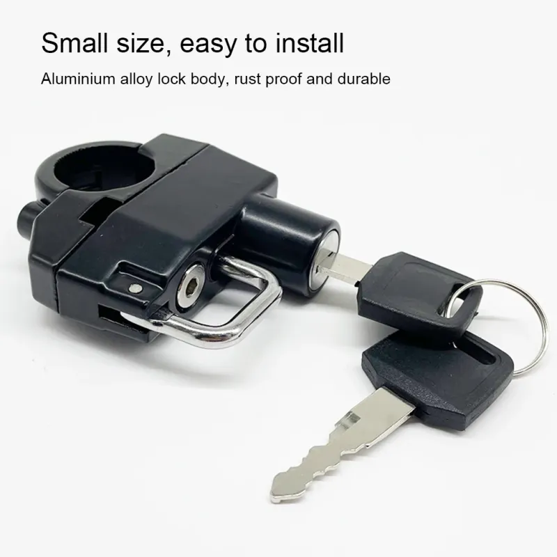 Anti-Theft Motorcycle Helmet Lock 6