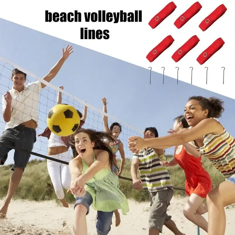 6x Beach Volleyball Court Lines 5