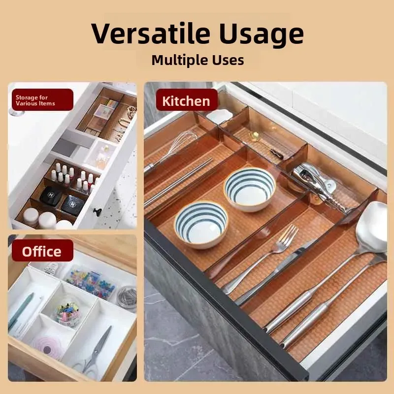 Transparent Kitchen Drawer Dividers 3