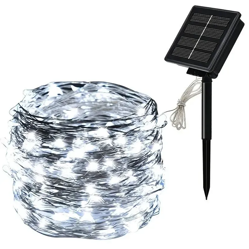 Solar Fairy Lights - 8 Modes, Waterproof 2