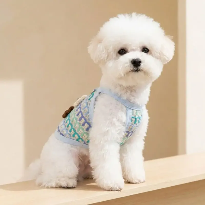 Floral Print Dog Cooling Vest 5
