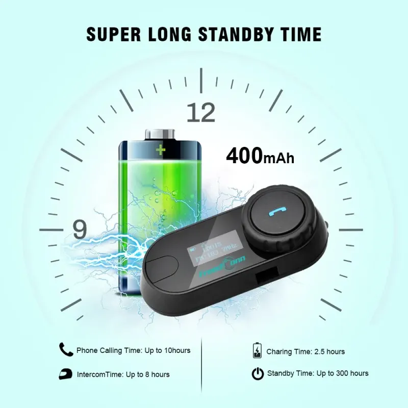 Freedconn T Com SC Bluetooth Motorcycle Intercom 5