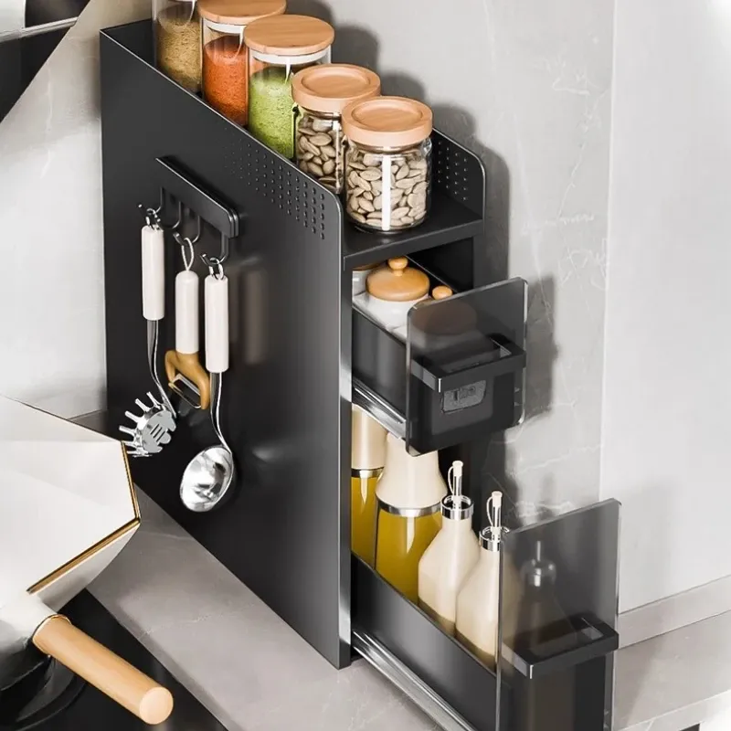 Scandinavian Kitchen Shelf Organizer 6