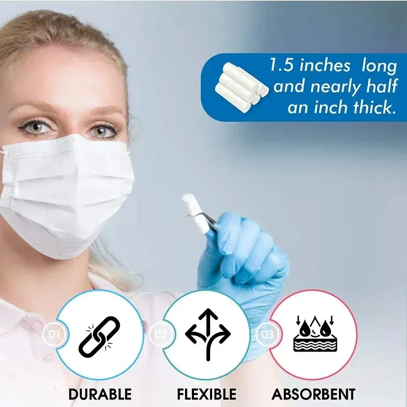 ELIJAH Dental Cotton Rolls - 100/50Pcs 3
