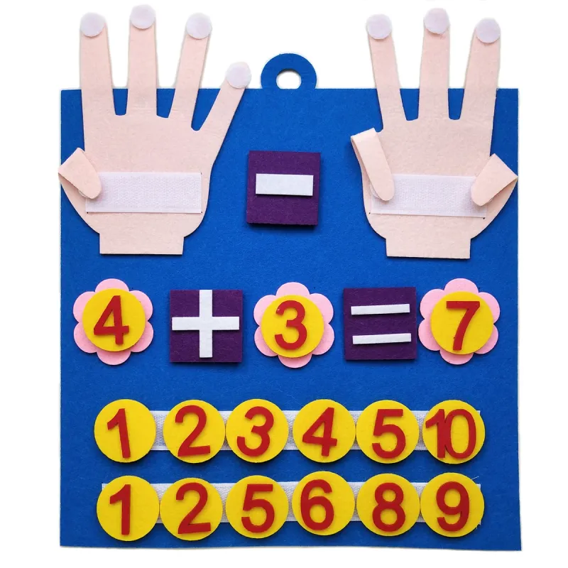 Felt Finger Numbers Counting Toy 1