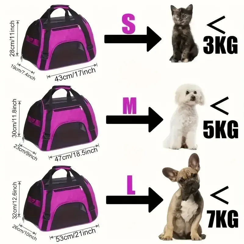 Breathable Mesh Pet Carrier Bag 5