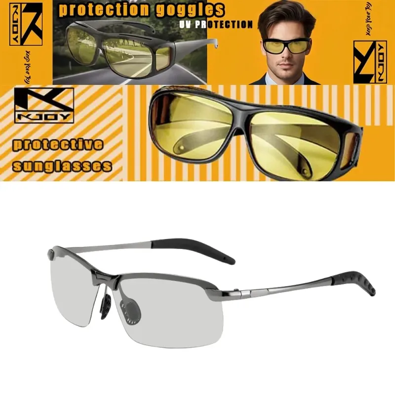 Photochromic Driving Sunglasses Men 3
