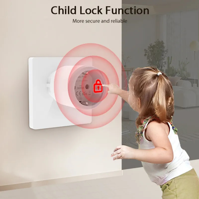 EU Tuya Smart WiFi Energy Monitoring Plug 6