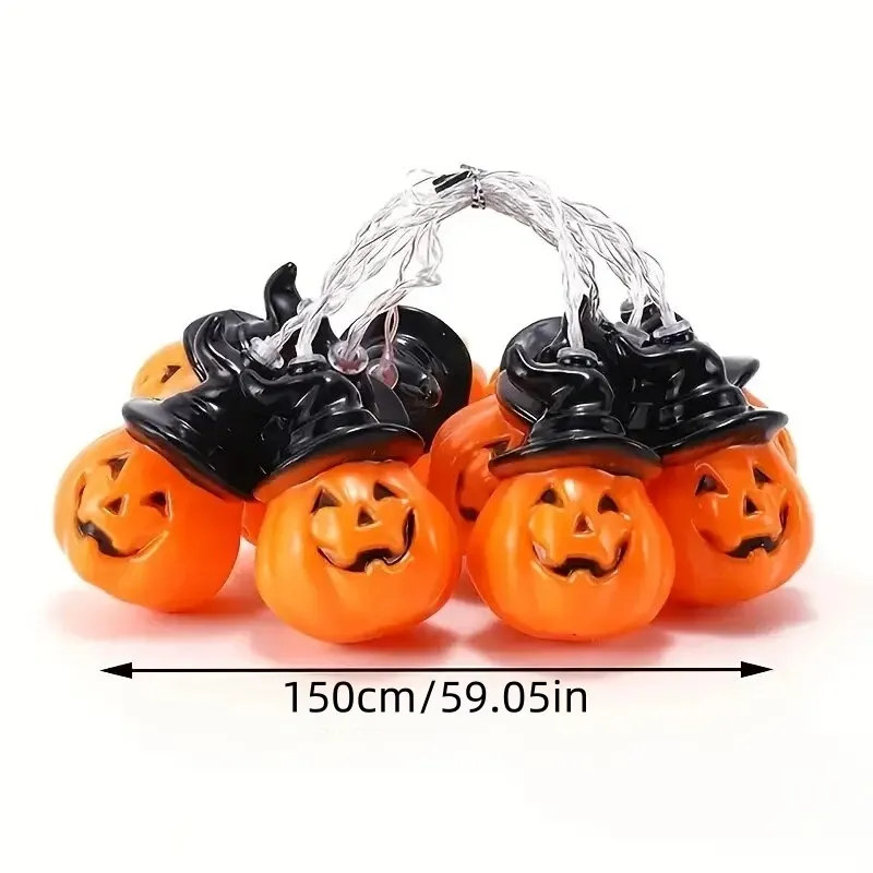 Halloween Pumpkin Fairy Lights 10LED 4