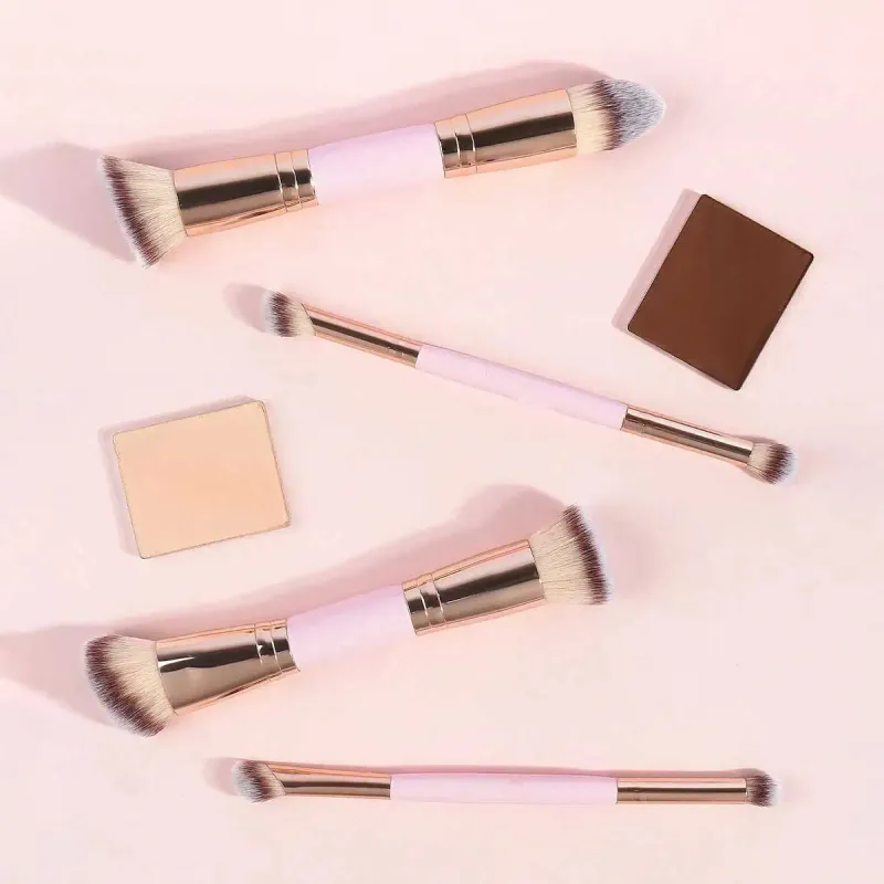 Dual-Ended Makeup Brushes Set (4pcs) 2