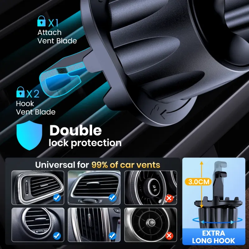 TOPK Magnetic Car Phone Mount 2