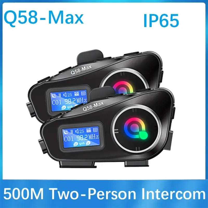 Q58-MAX Motorcycle Bluetooth Helmet Headset 1