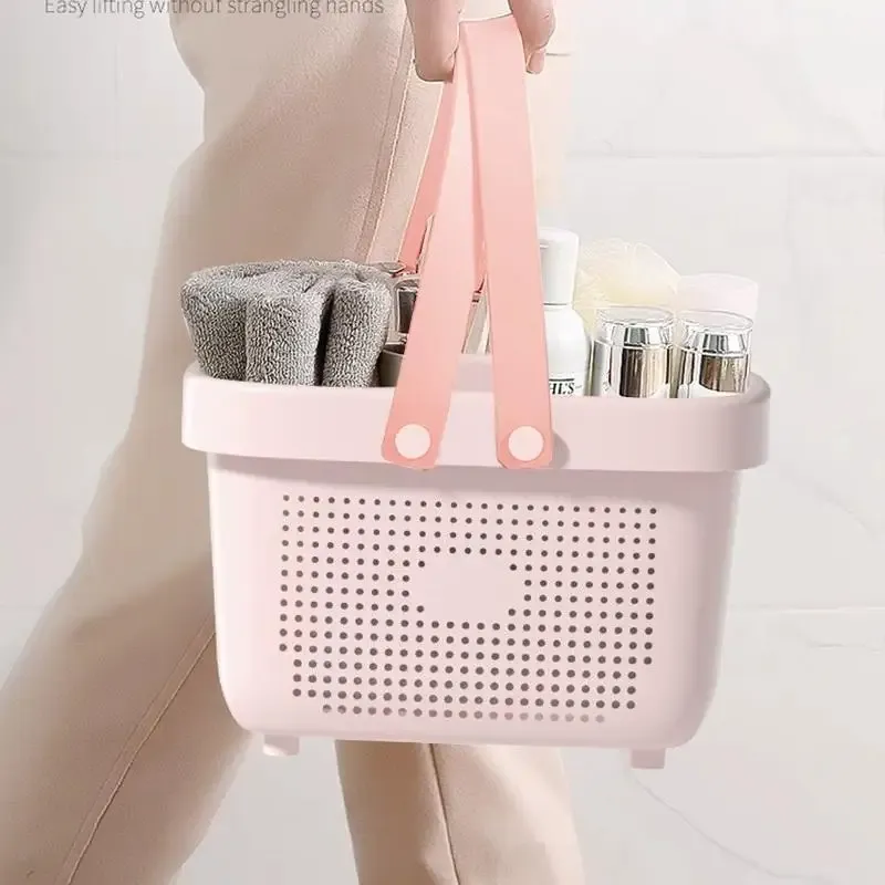 Portable Plastic Storage Basket with Handle 5
