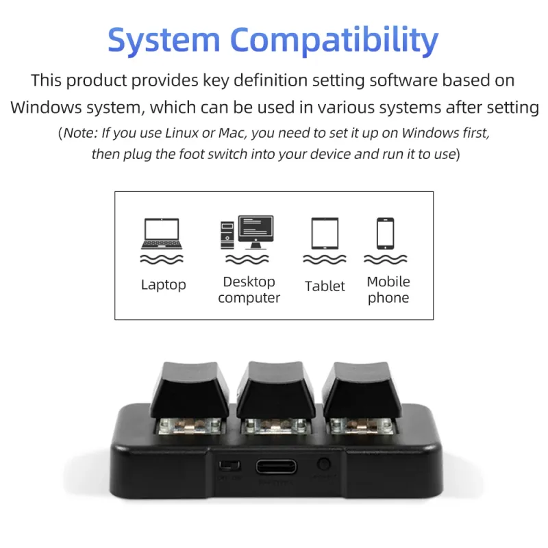 MK321-Pro 3-Key Mechanical Keyboard 2