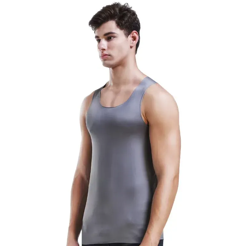 Men's Ice Silk Seamless Fitness Vest 6