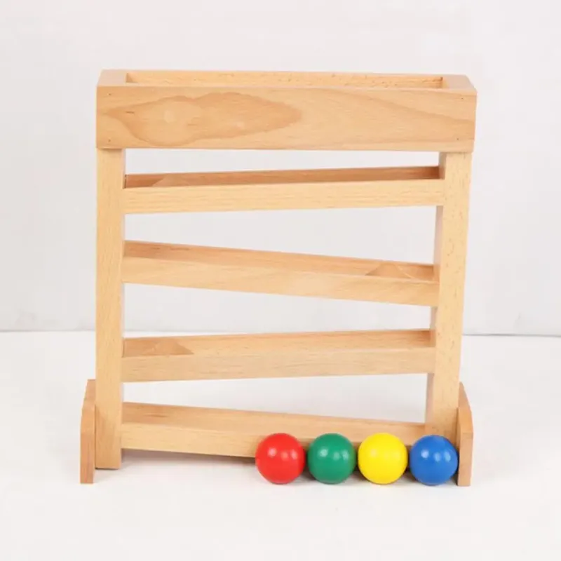4 Race Ball Ramp Track Toy for Toddlers 5
