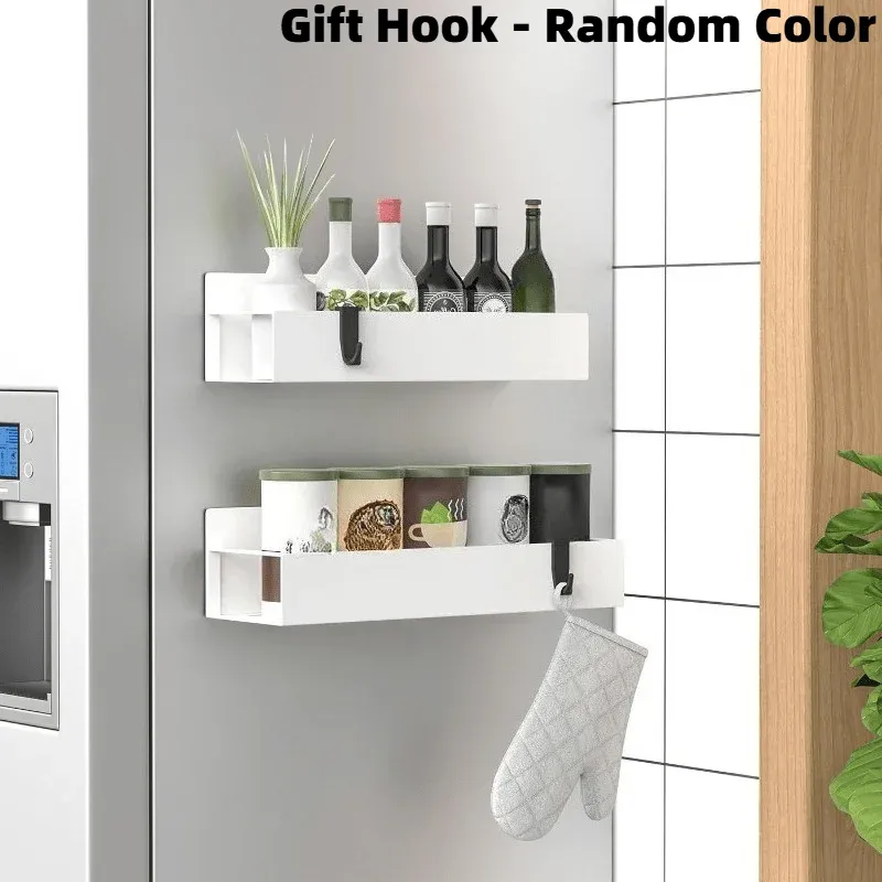 White Magnetic Spice Rack Organizer 2