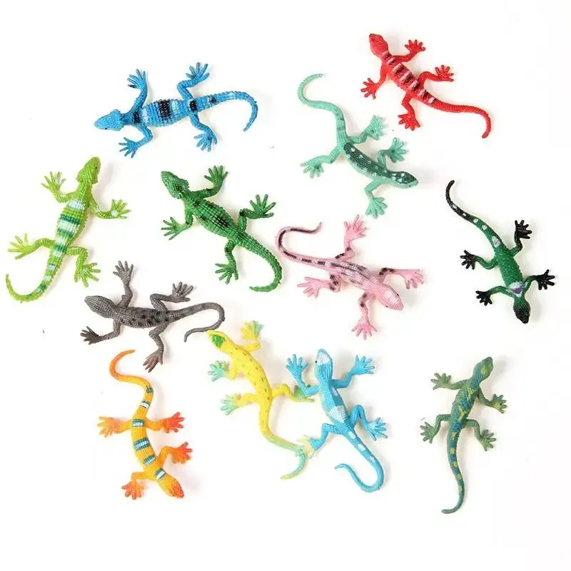 12PCS Realistic Mini Lizard Toys Set 3