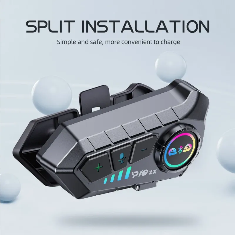 Kebidumei YP10 2X Bluetooth Motorcycle Intercom 2