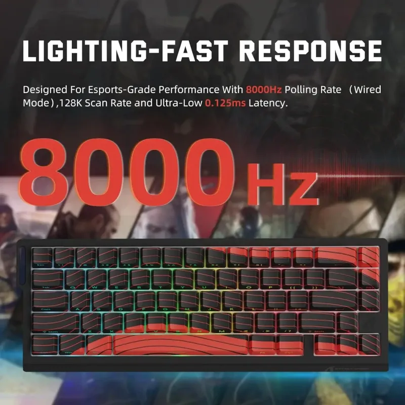ATTACK SHARK X68 PRO HE Wireless Keyboard 2