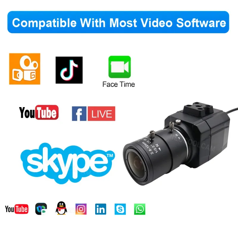 2K/4K Varifocal Streaming Webcam 2