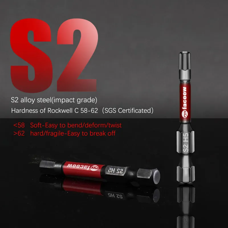 21Pc S2 Hex Bit Set with Magnetic Tips 5
