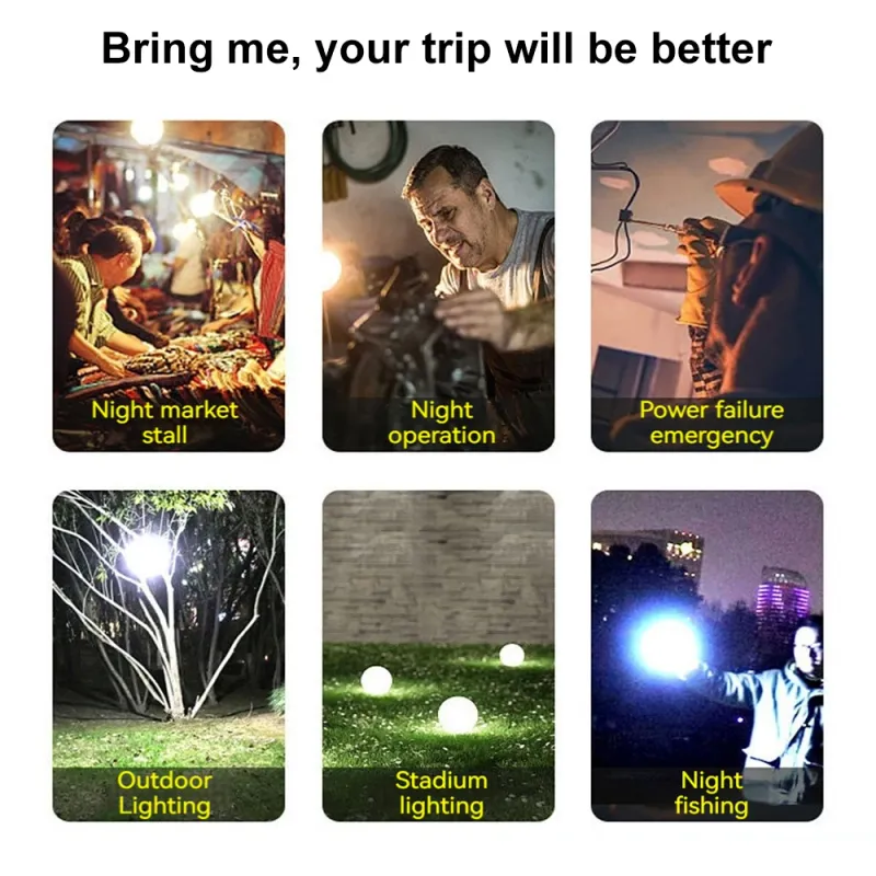 Solar Camping Light Power Bank 2