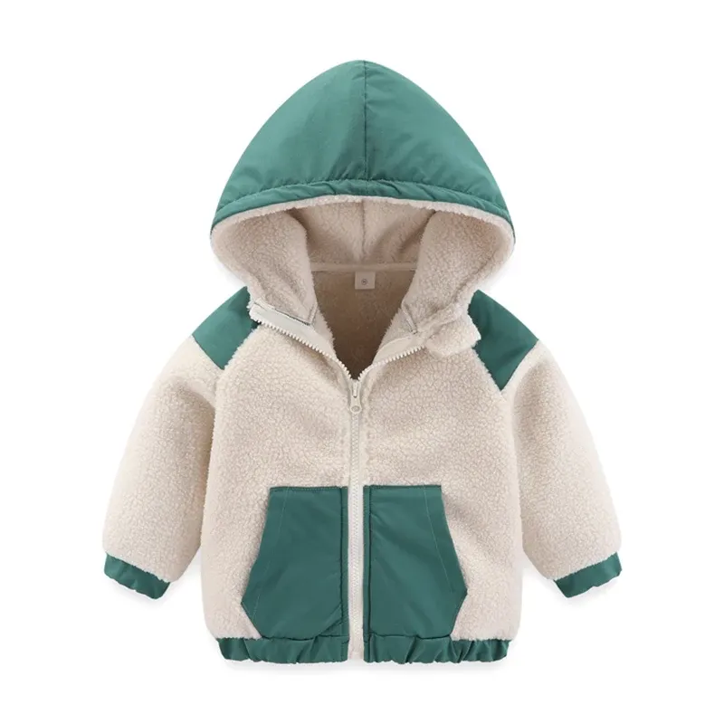 2026 Boys Fleece Winter Jacket Hooded 4