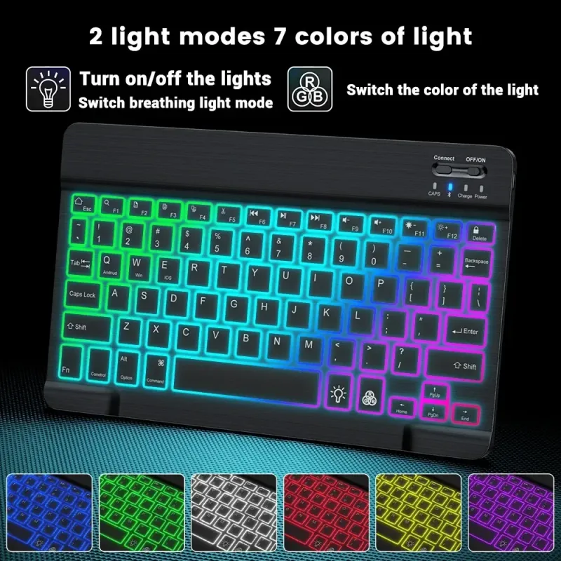 Ultra Slim RGB Backlit Keyboard & Mouse 4