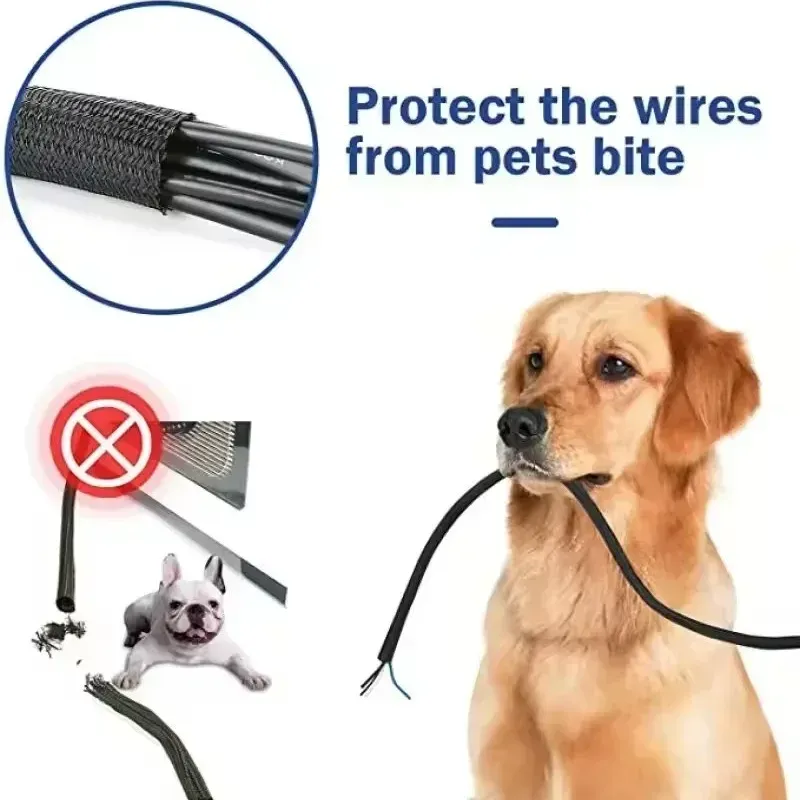 PET Braided Cable Protector Sleeve 1-5M 3