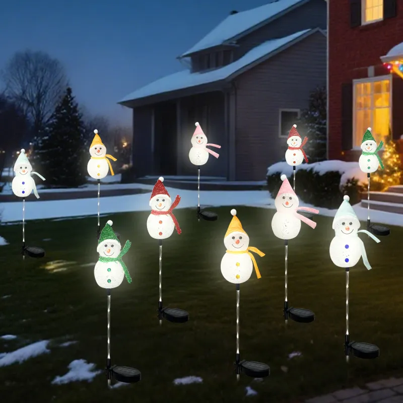 Snowman Solar LED Stake Lights 5