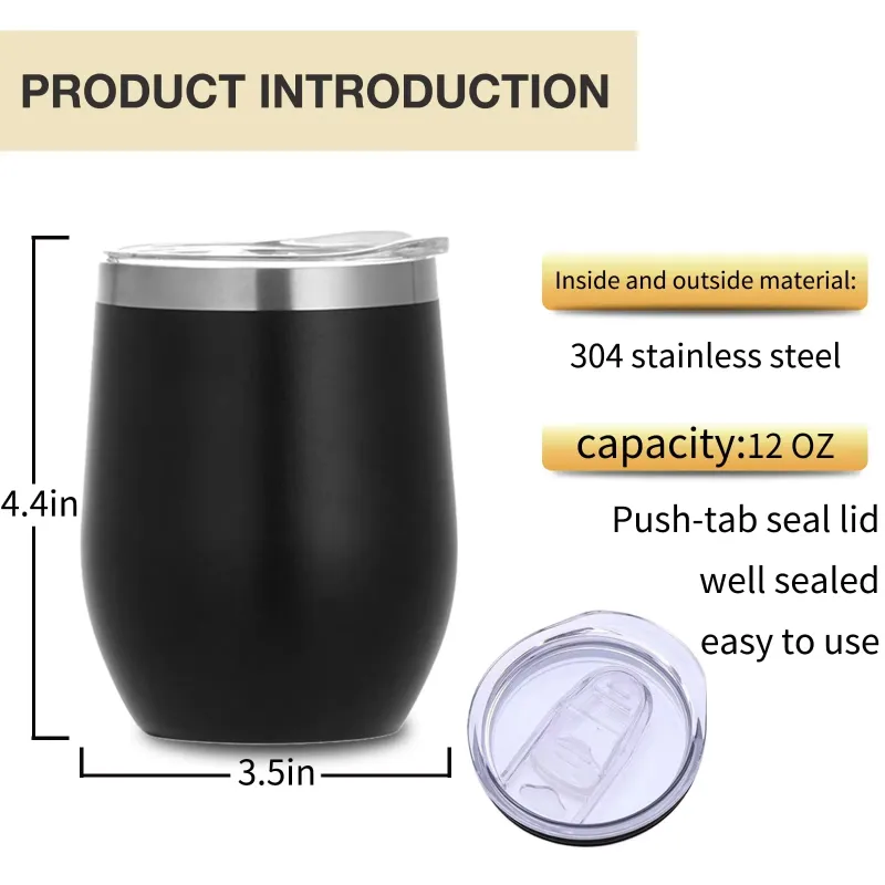 360ml Eggshell Stainless Steel Tumbler 5