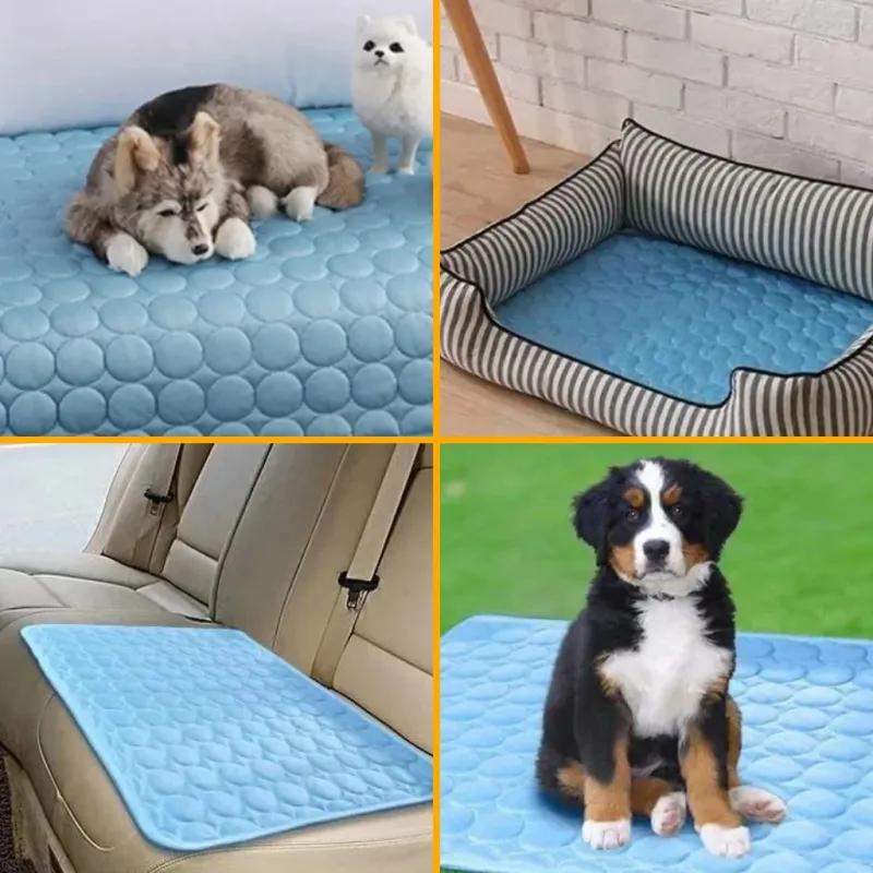 Pet Cooling Mat – Summer Ice Silk Bed 2
