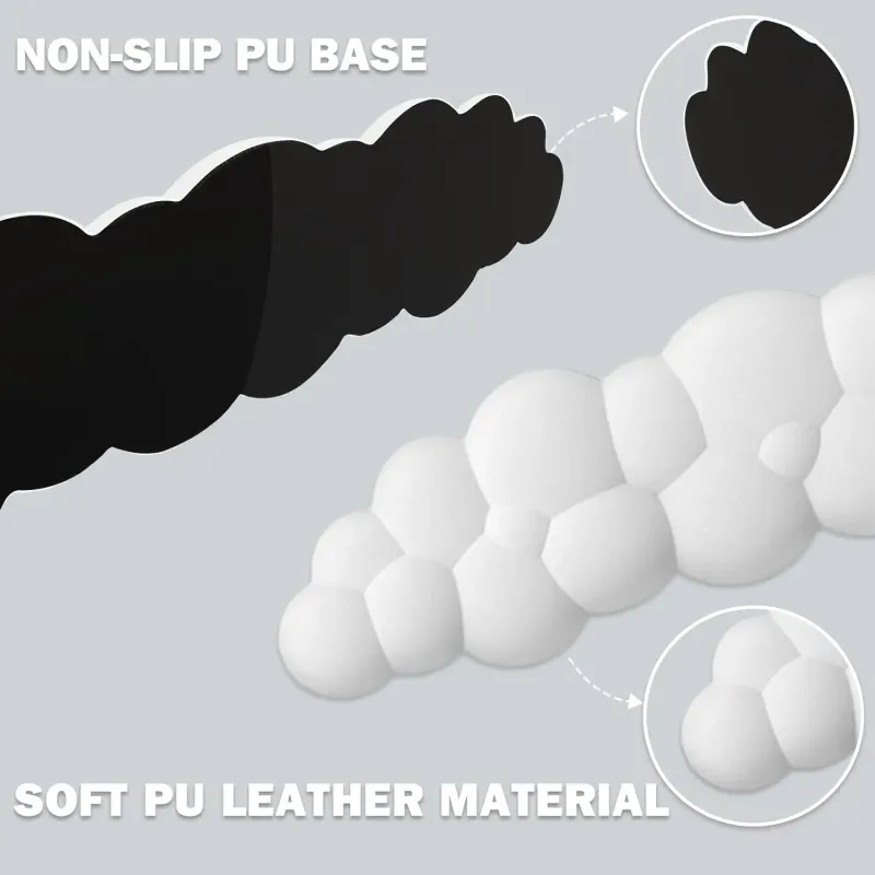 Ergonomic Keyboard & Mouse Wrist Rest Set 5