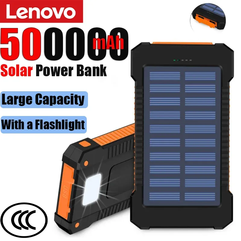 Lenovo 500000mAh Solar Power Bank 1