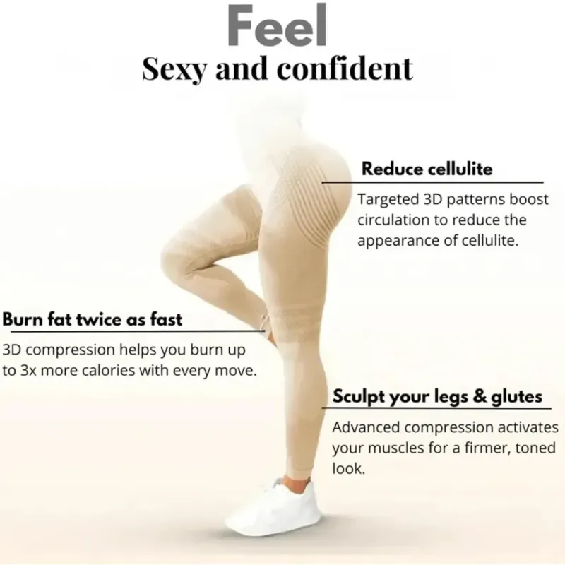 3D Cellulite Butt Lifting Leggings 6