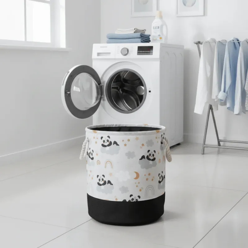 Cartoon Canvas Storage Basket 4