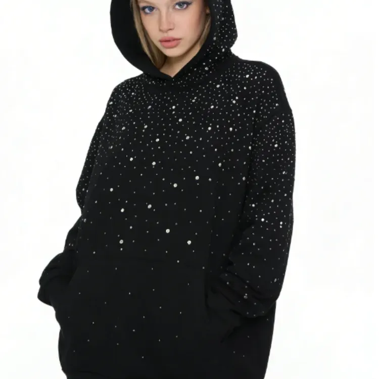 Sparkle Starry Rhinestone Hoodie 2