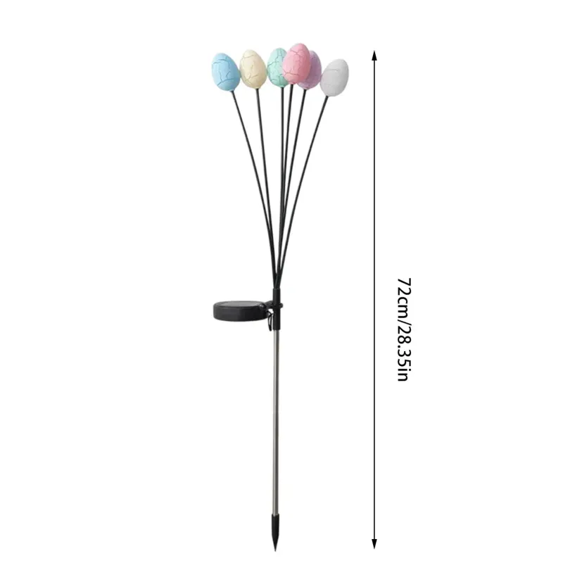 Solar Easter Egg Stake Lights 6