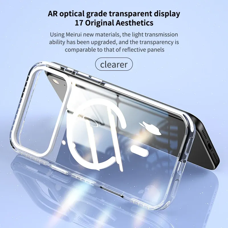 Luxury PE Striped Border MagSafe Case 4