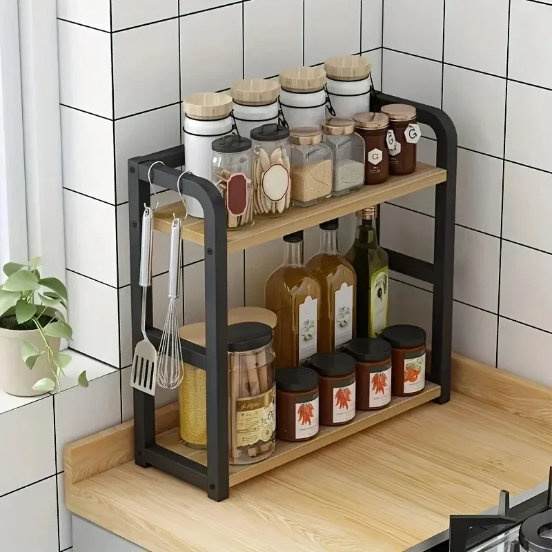 2-Tier Metal Kitchen Counter Shelf 2