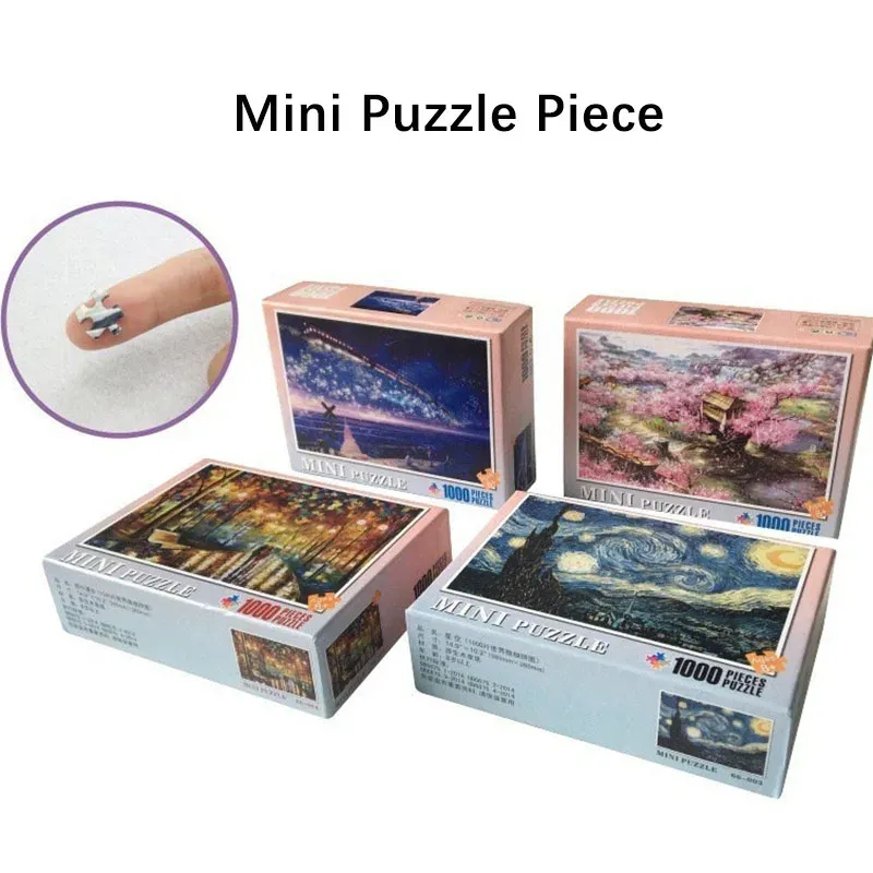 Van Gogh Starry Night 1000 Piece Mini Puzzle 5